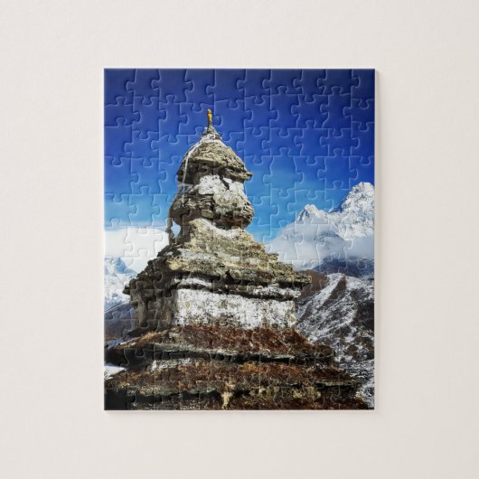 Sagarmatha, Ama Dablam Stupa, Everest Trekking/Nep Puzzle (Vertikal)