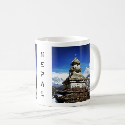 Sagarmatha - Nepal, Ansichten über Everest, Ama Kaffeetasse (VorderseiteRechts)
