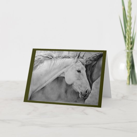 "Sage" 12x18 Grußkarten Karte (Vorderseite)