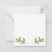 SAGE 2.5" Square Flat Note Card Mitteilungskarte (Vorderseite)