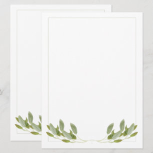 SAGE 6.5x8.75 Flachkarte / Vertikal Karte