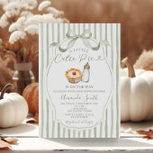 Sage A Little Süsse Pie Gingham Fall Baby Dusche Einladung