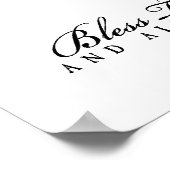 Sage allen, die eintreten poster (Ecke)