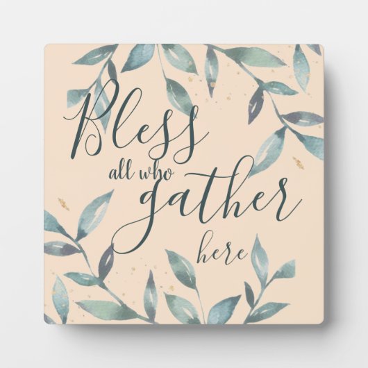 Sage allen, die sich hier versammeln fotoplatte (Vorderseite)