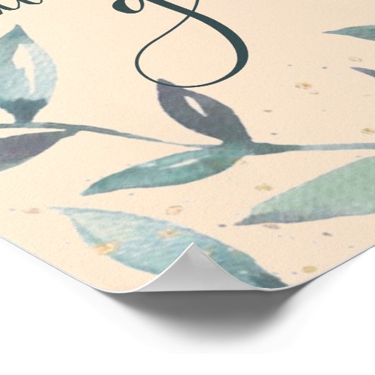 Sage allen, die sich hier versammeln poster (Ecke)