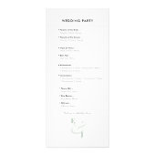Sage Ampersand Hochzeit | Programm | QR-Code (Hinten)