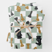 Sage and Camel Schach Master Checkmate Chessboard Geschenkpapier Set (Beispiel)