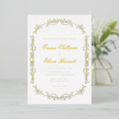 sage and gold folieneinladung (Stehend vorne)