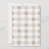 Sage and Ivory Little Lamb Baby Shower Invitation Einladung (Rückseite)