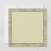 Sage and Lavender Pony Girls erster Geburtstag Einladung (Rückseite)