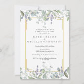 Sage and Lilac Probe Einladung (Vorderseite)