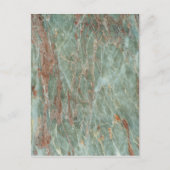 Sage and Rust Marble Postkarte (Vorderseite)