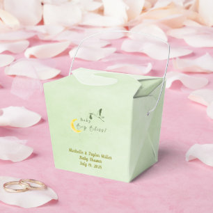 Sage Baby Boy Bliss: Storch-Speziallieferung Baby  Geschenkschachtel