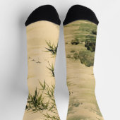 Sage Bambusnebel Socken (Oben)