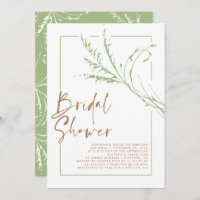Sage Beige Pampas Grass Modern Boho Brautparty