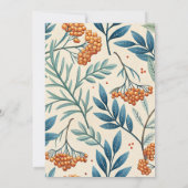 Sage Berry Botanical Baby Shower Einladung (Rückseite)