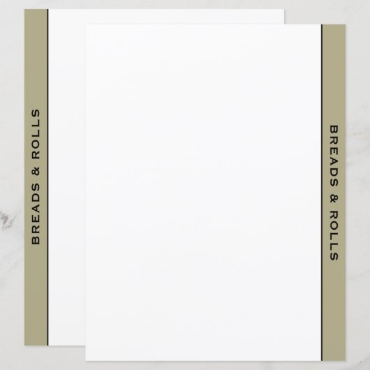 Sage Black & White Rezept Division | Breads & Roll (Vorne/Hinten)