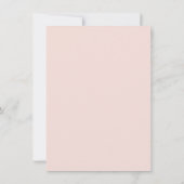 Sage Bllower Cactus Calligraphy Brautparty Einladung (Rückseite)