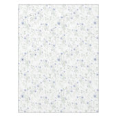 Sage Blue Watercolor Wildflower Tischdecke (Vorderseite)