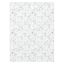 Sage Blue Watercolor Wildflower Tischdecke