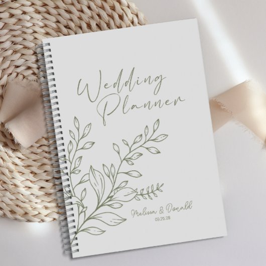 Sage Blume Boho Wedding Planer