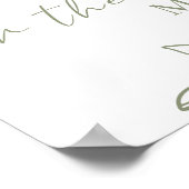 Sage Boho Blume schätzen wie viele Kisses Game Pos Poster (Ecke)