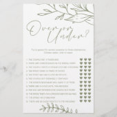 Sage Boho Blume spielen unter Flyer (Vorne)