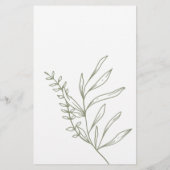 Sage Boho Blume spielen unter Flyer (Hinten)