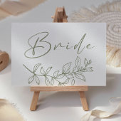 Sage Boho Blume Wedding Reservierte Platzkarte
