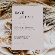 Sage Boho Wedding Save the Date Template