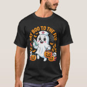 Sage Boo zum Grippeimpfstoff Ghost Halloween T-Shirt (Vorderseite)