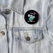 Sage Boo zur Grippe - Halloween Button (Beispiel)