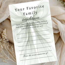 Sage Bow Family Tradition Keepsake Game