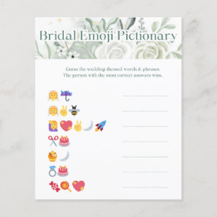 Sage Brautparty Game - Emoji Pictionary