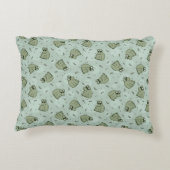 Sage Bubble Frogs - laurel Green Children pattern. Dekokissen (Rückseite)