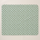 Sage Bubble Frogs - laurel Green Children pattern. Sherpadecke (Vorderseite (Horizontal))