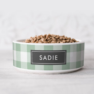 Sage Buffalo Karo Monogram Napf