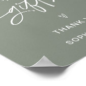 SAGE Cards und Geschenke Wedding Sign Poster (Ecke)