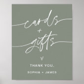 SAGE Cards und Geschenke Wedding Sign Poster (Vorne)