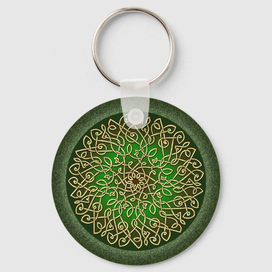 Sage Celtic Burst Schlüsselanhänger (Vorderseite)