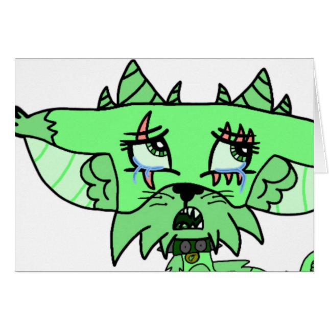 Sage Character Note Card - Blank (Vorderseite (Horizontal))