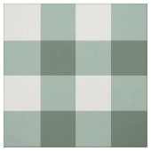 Sage Classic Gingham gekämmter Baumwollstoff Stoff (Muster)