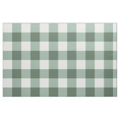 Sage Classic Gingham gekämmter Baumwollstoff Stoff (Fat Quarter (45,7 x 55,9 cm))