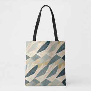 Sage Coastal Batik Parang Inspirierte Geometrische Tasche