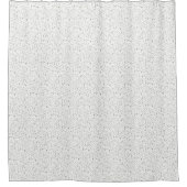 Sage Confetti Wasserfarbe Dots Duschvorhang (Vorderseite)