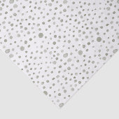 Sage Confetti Wasserfarbe Dots Papiertücher Seidenpapier (Ausschnitt)