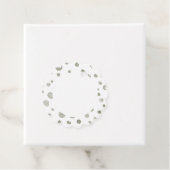 Sage Confetti Wasserfarbe Punkte Liebesmarken Geschenkanhänger (Beispiel)