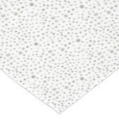 Sage Confetti Wasserfarbe Punkte Tischläufer (Ecke)