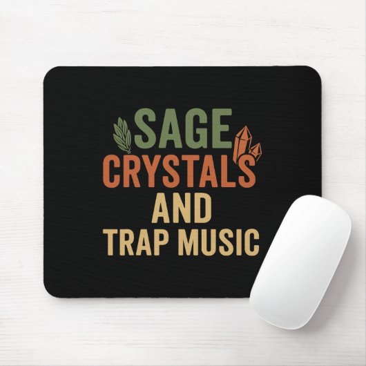 Sage Crystals Trap Music Mousepad (Mit Mouse)