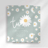 Sage Daisy 2. Geburtstag Einladung